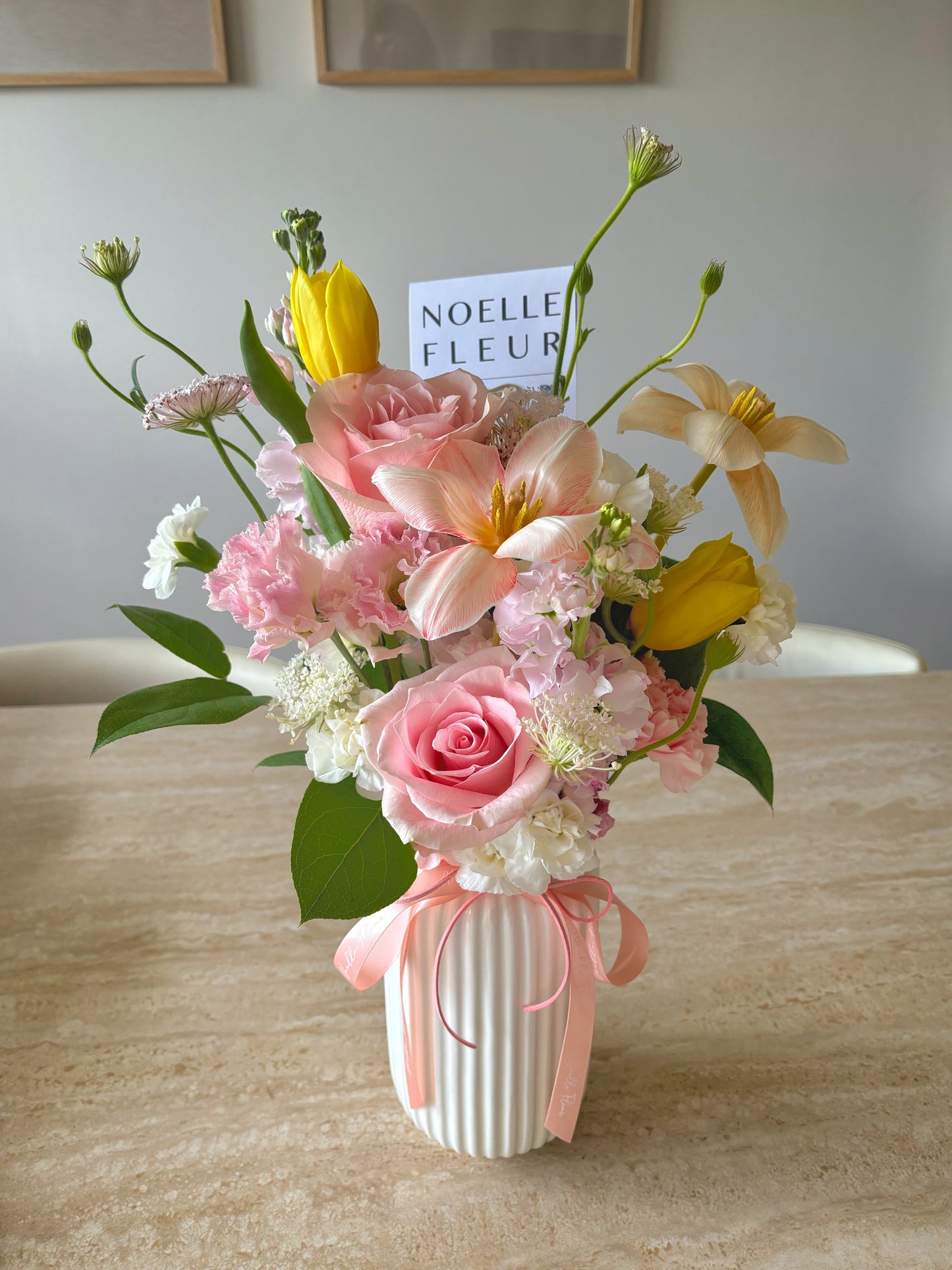 "Blooming Love" Fresh Flower Vase (Mother's Day’25)
