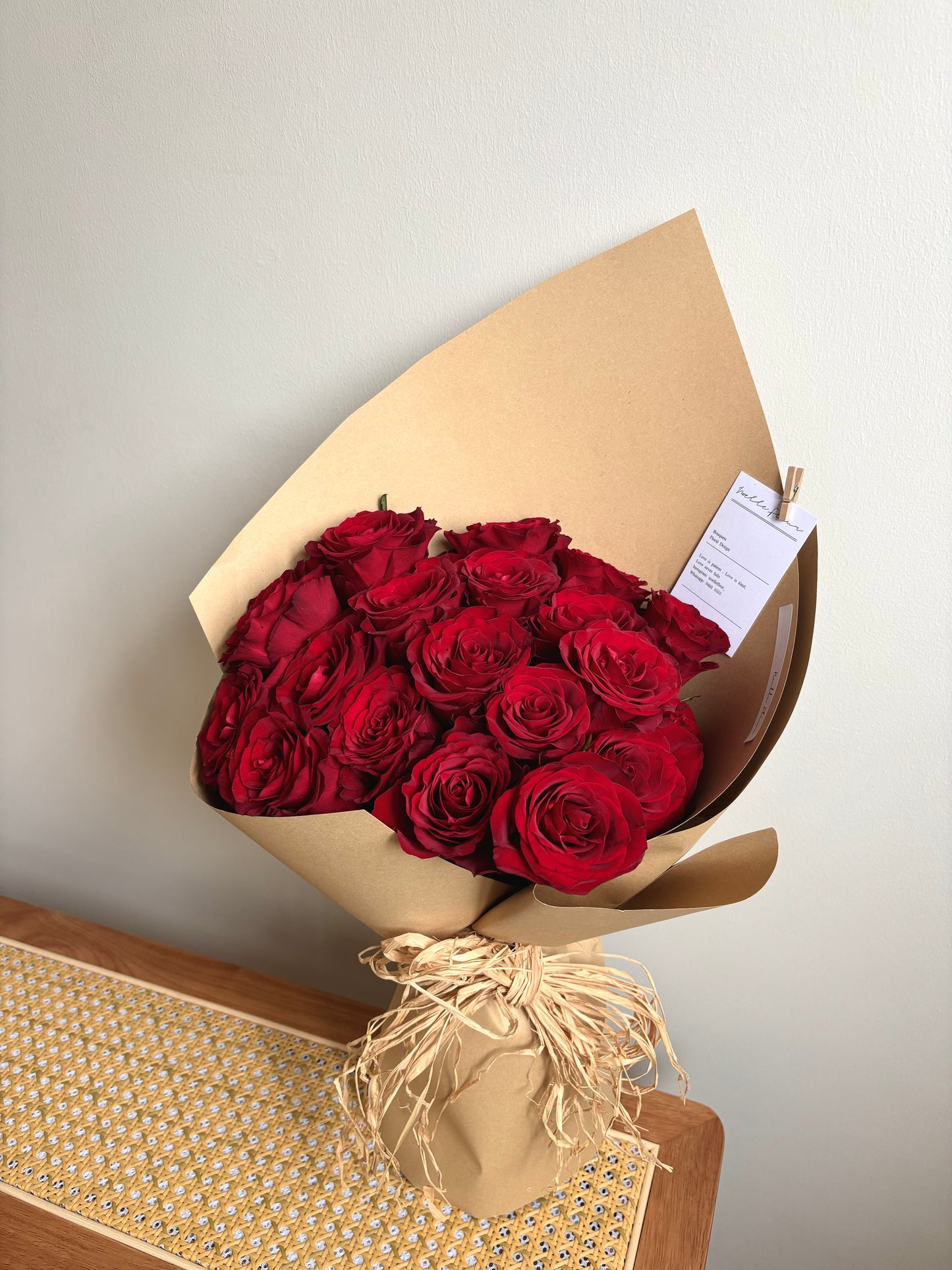 "Scarlet Serenade" Red Rose Bouquet