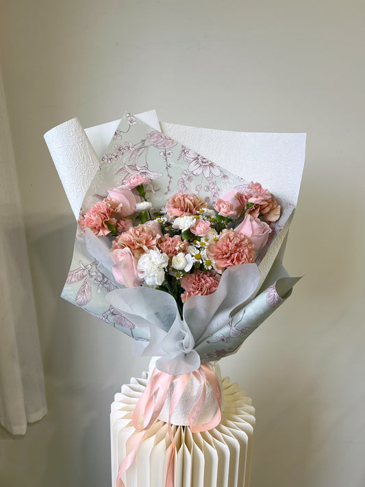 "Quiet Grace" Fresh Flower Bouquet