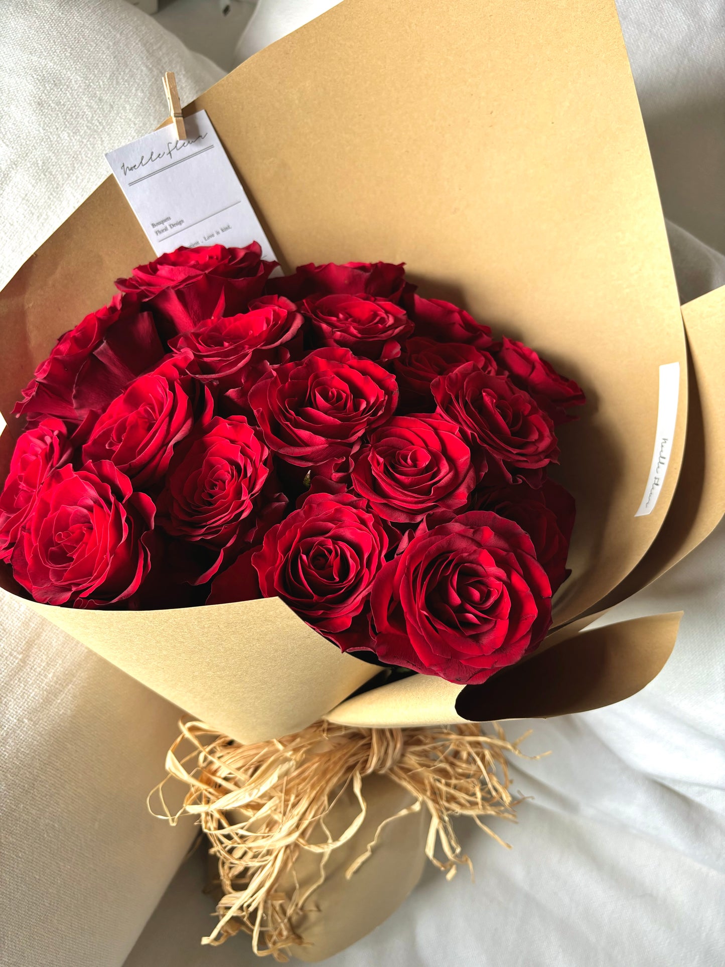 "Scarlet Serenade" Red Rose Bouquet