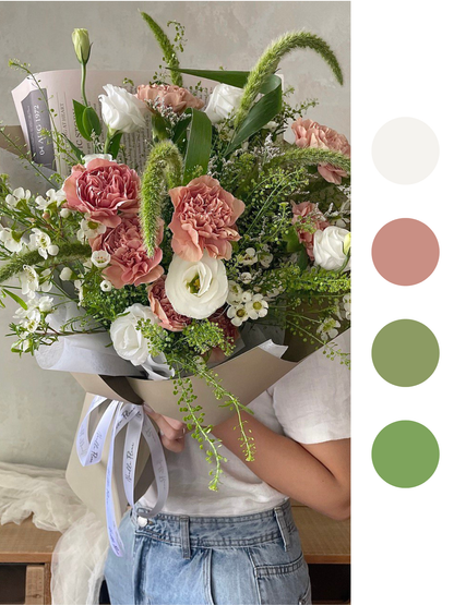 "Retro Garden" Fresh Flower Bouquet |Noelle Fleur