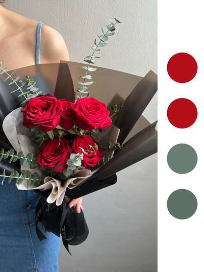 "Classic Red" Red Rose Bouquet