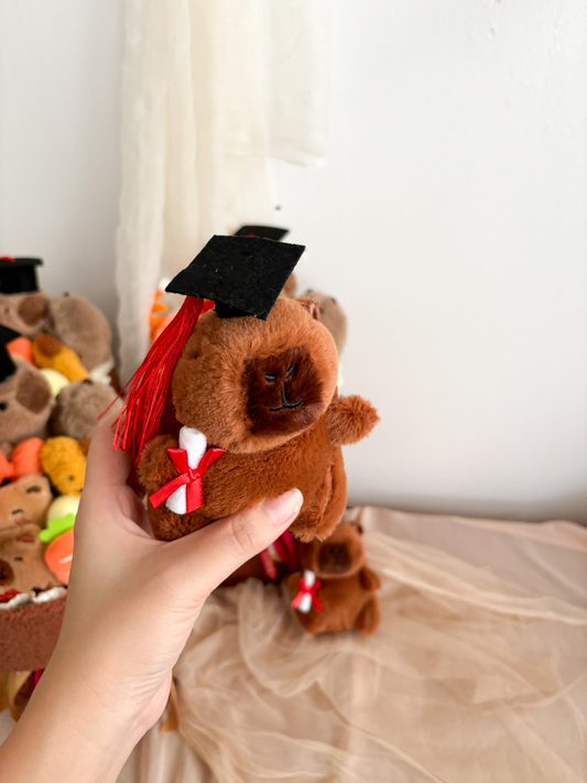 Graduation Capybara Plushie