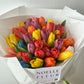 "Tapestry of Love" Tulips Fresh Flower Bouquet