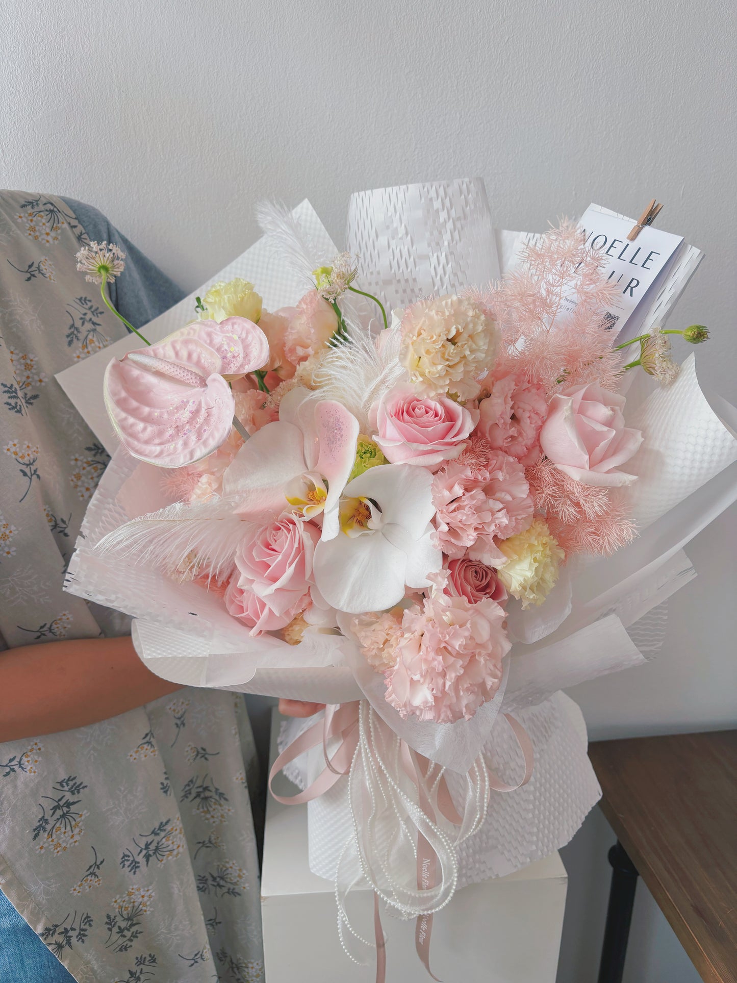 "Pink Champagne" Fresh Flower Bouquet