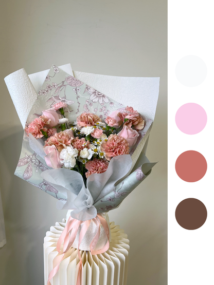 "Quiet Grace" Fresh Flower Bouquet