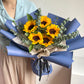 "Sunburst Delight" Sunflower Bouquet