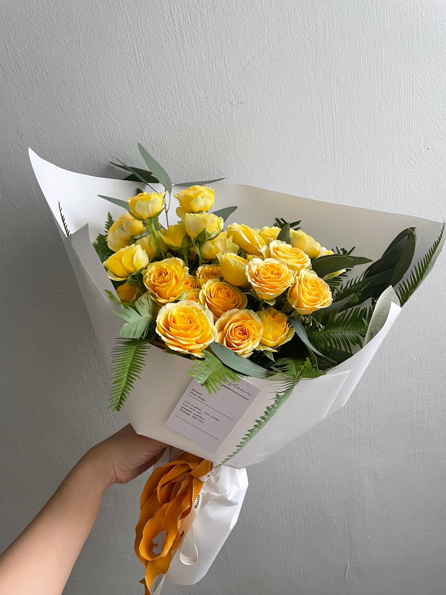 "Yellow Daze" Rose Bouquet