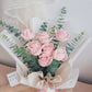 "Rosy Sweetheart" Pink Avalanche Rose Bouquet