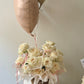 "Mi Amour" White O’hara Lychee Rose Basket