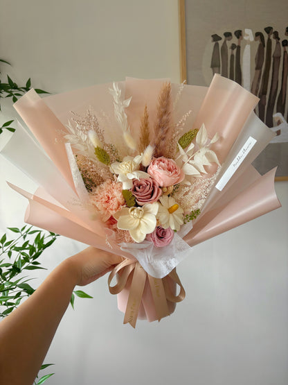 "Timeless Grace" Preserved Flower Bouquet (Mother's Day’25)