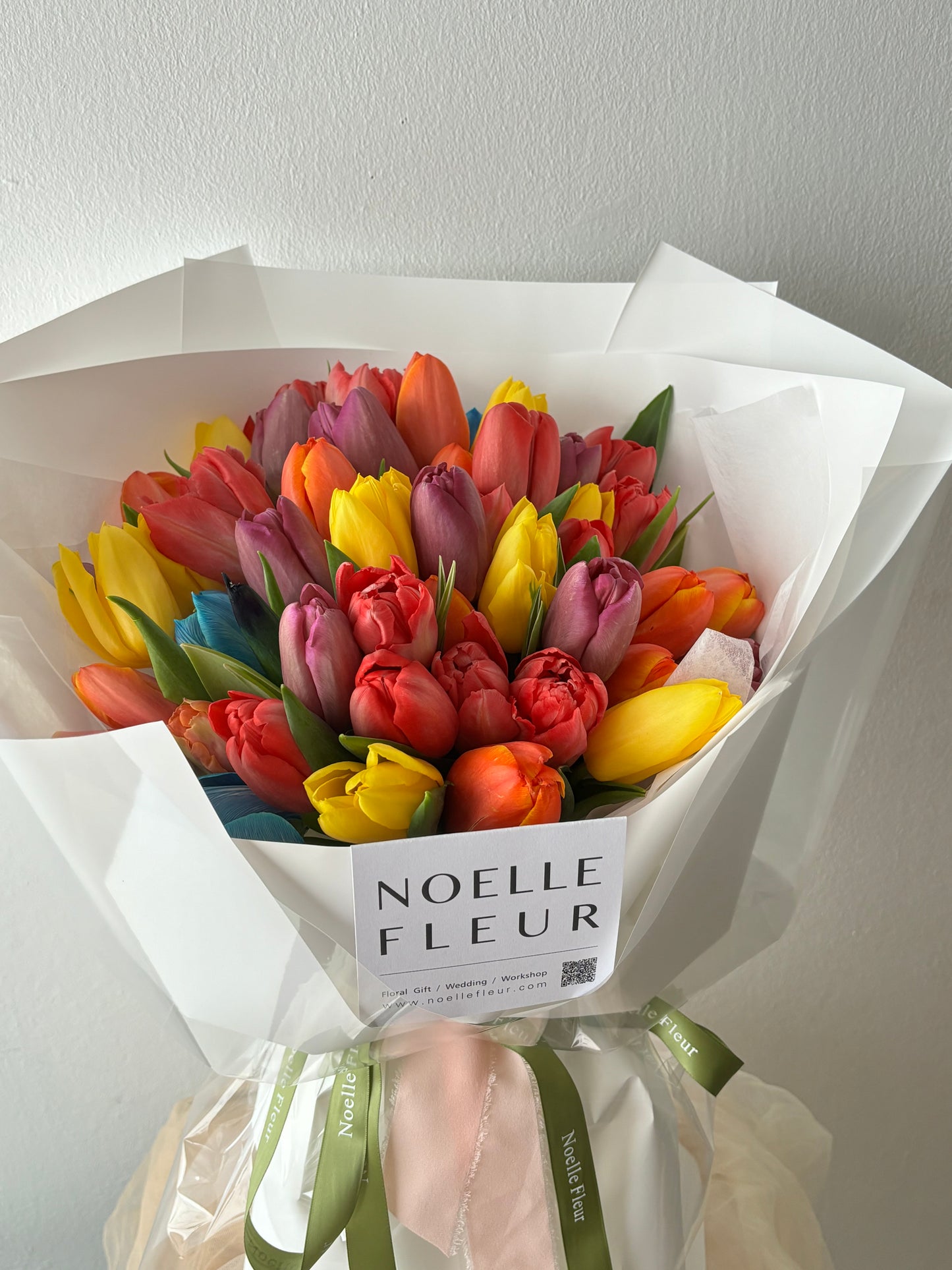 Mother’s Day Special | "Tapestry of Love" Tulips Fresh Flower Bouquet