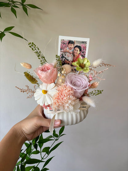 "Eternal Joy" Preserved Flower Vase (Mother's Day’25)