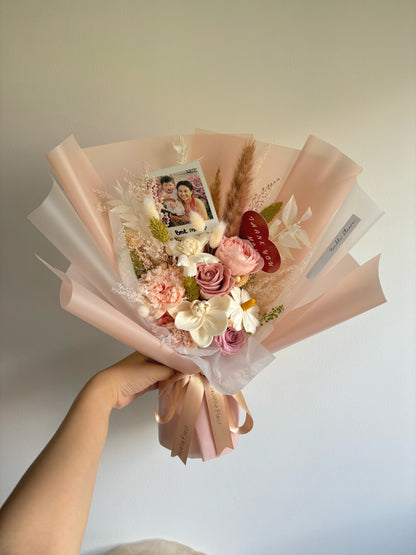"Timeless Grace" Preserved Flower Bouquet (Mother's Day’25)