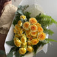 "Yellow Daze" Rose Bouquet