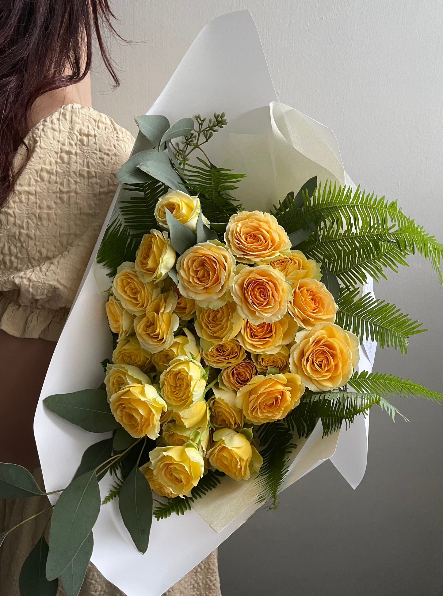 "Yellow Daze" Rose Bouquet