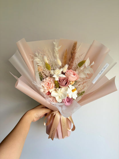 "Timeless Grace" Preserved Flower Bouquet (Mother's Day’25)