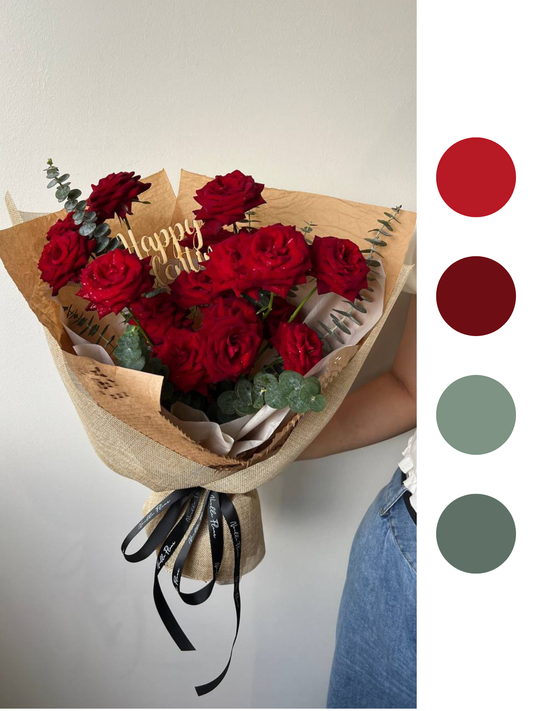 "Rose Reverie" Fresh Rose Spray Bouquet