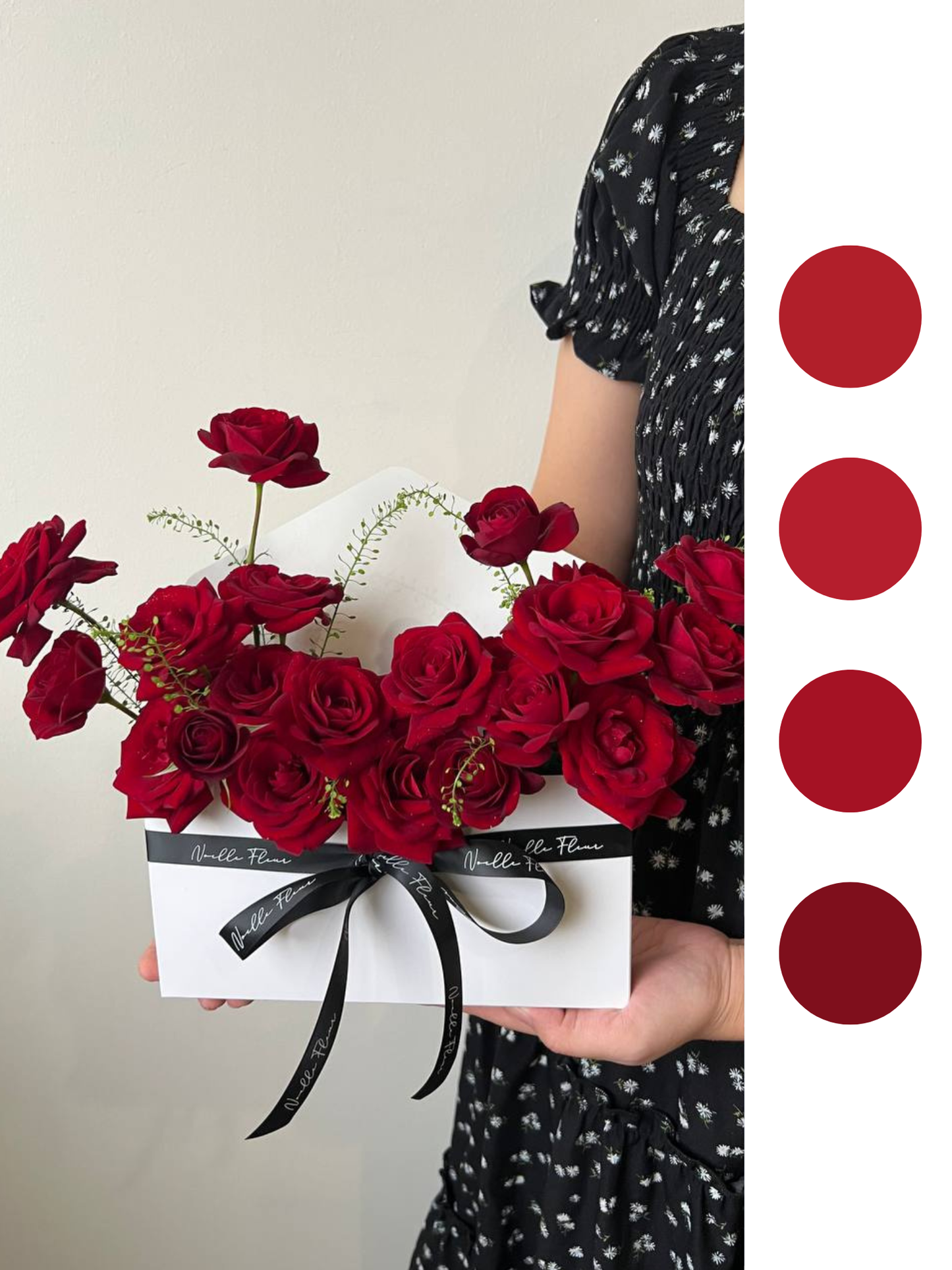 "Sealed With a Kiss" Fresh Flower Letter Bloom Box