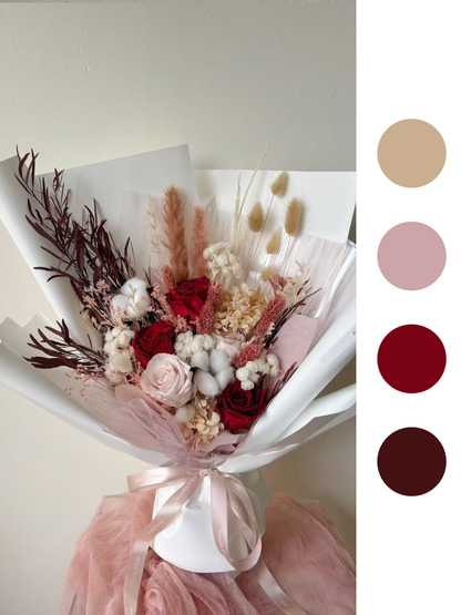 "Endlessly Yours" Preserved Flower Bouquet