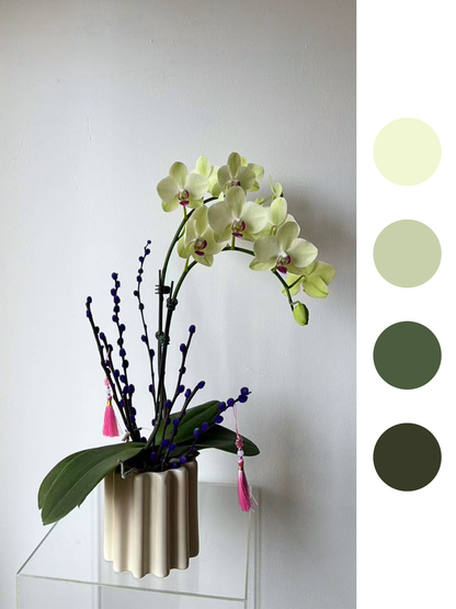 CNY "Radiant Prosperity" Orchid Vase