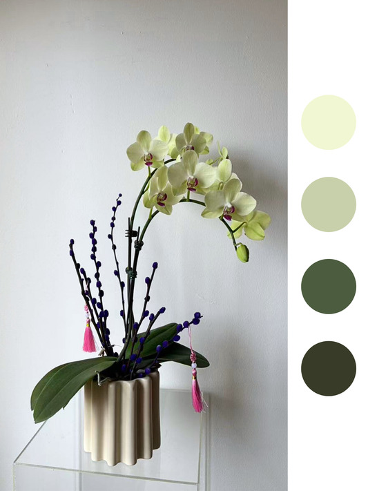 CNY "Radiant Prosperity" Orchid Vase