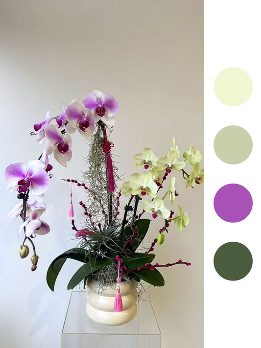 CNY "Radiant Abundance" Orchid Vase