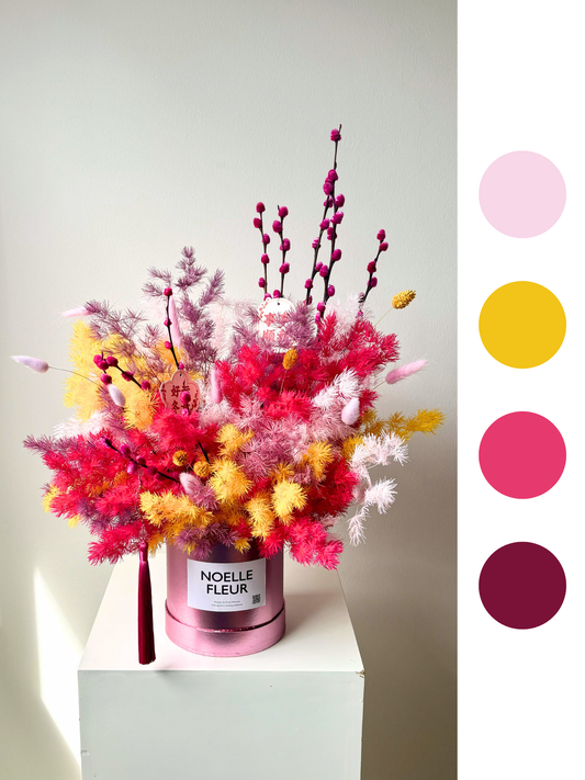 CNY "Blooming Treasures" Preserved Flower Bloom Box