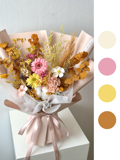 "Radiant Joy" Preserved Flower Bouquet