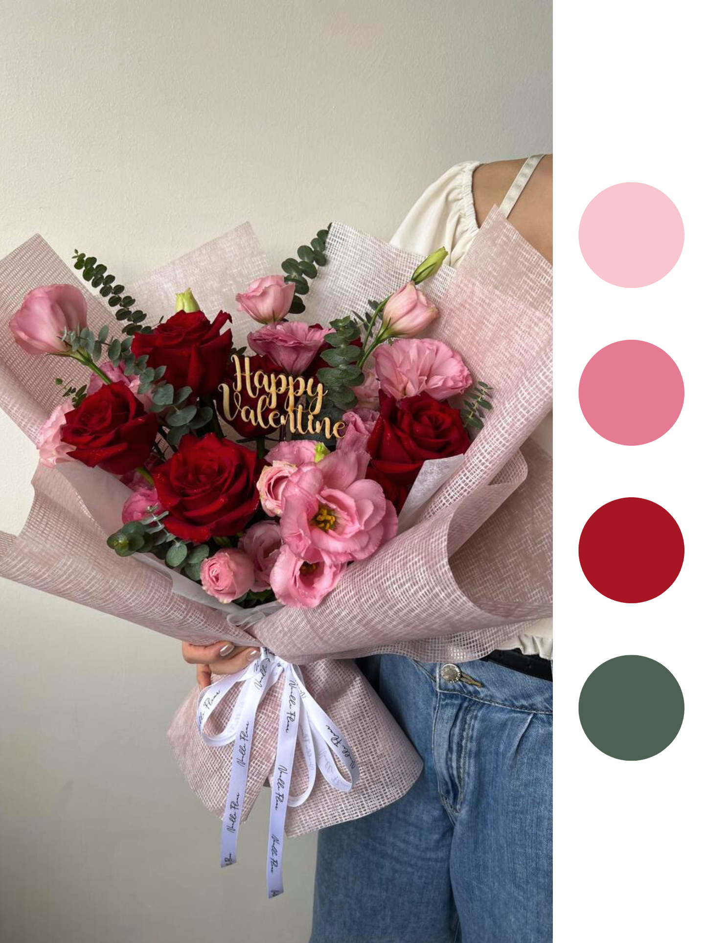 "Hearts in Bloom" Fresh Rose Bouquet