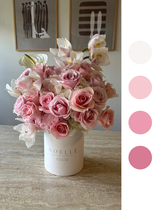 "Blushing Ivory" Fresh Flower Bloom Box