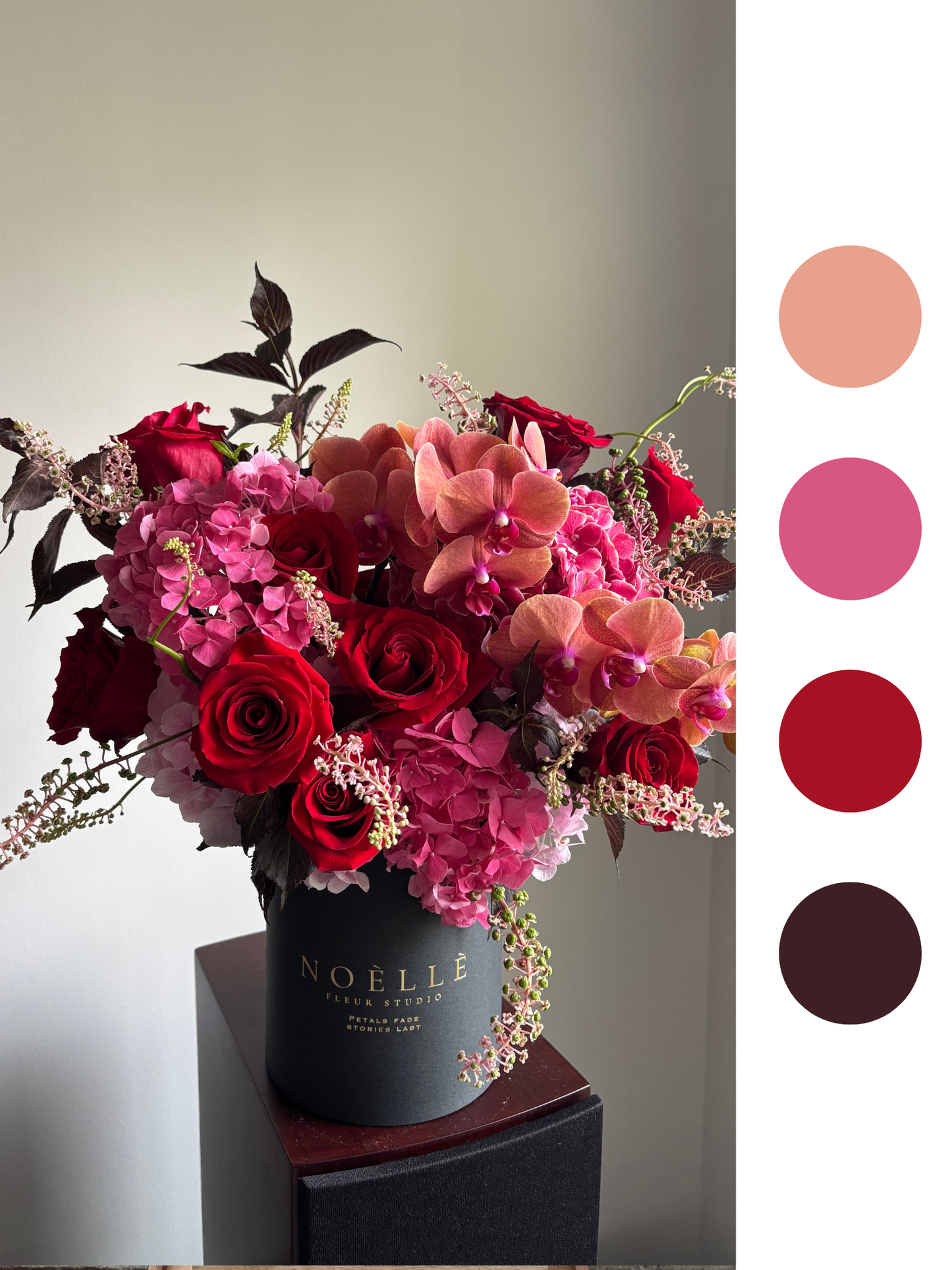 "Crimson Allure" Fresh Flower Bloom Box