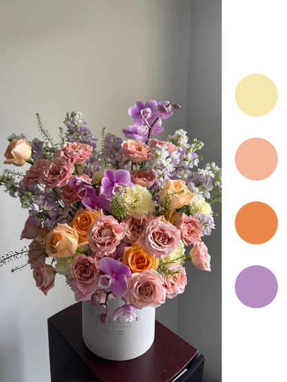 "Pastel Harmony" Fresh Flower Bloom Box