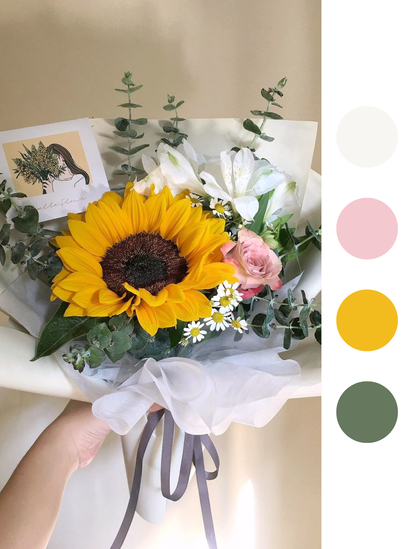 "Sunlit Bloom" Sunflower Bouquet