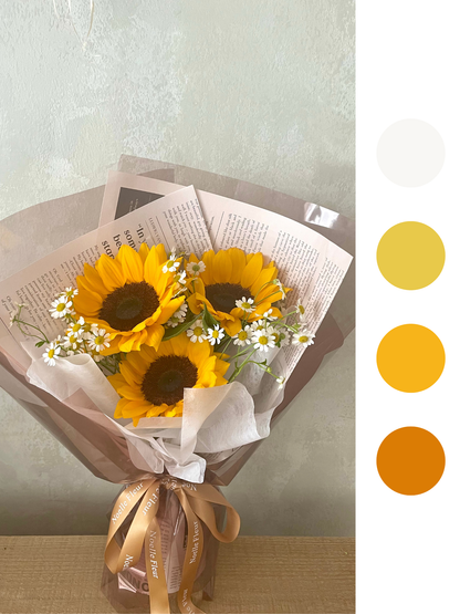 "Daisy Sunburst" Sunflower Bouquet