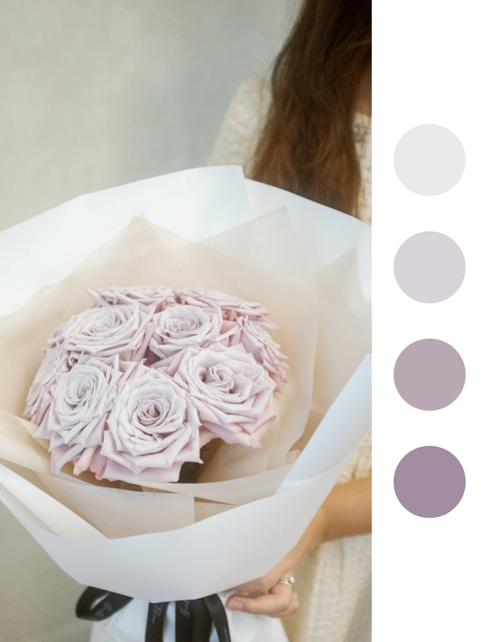 "Elegance In Bloom" Menta Rose Bouquet