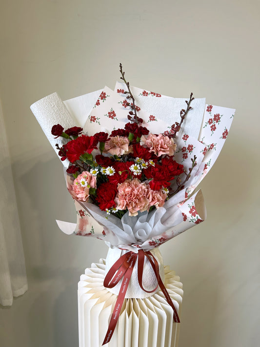 "Soft Devotion" Fresh Flower Bouquet