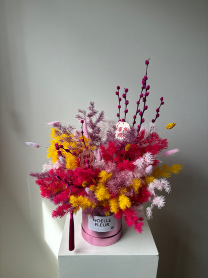 CNY Blooming Treasures Preserved Flower Bloom Box