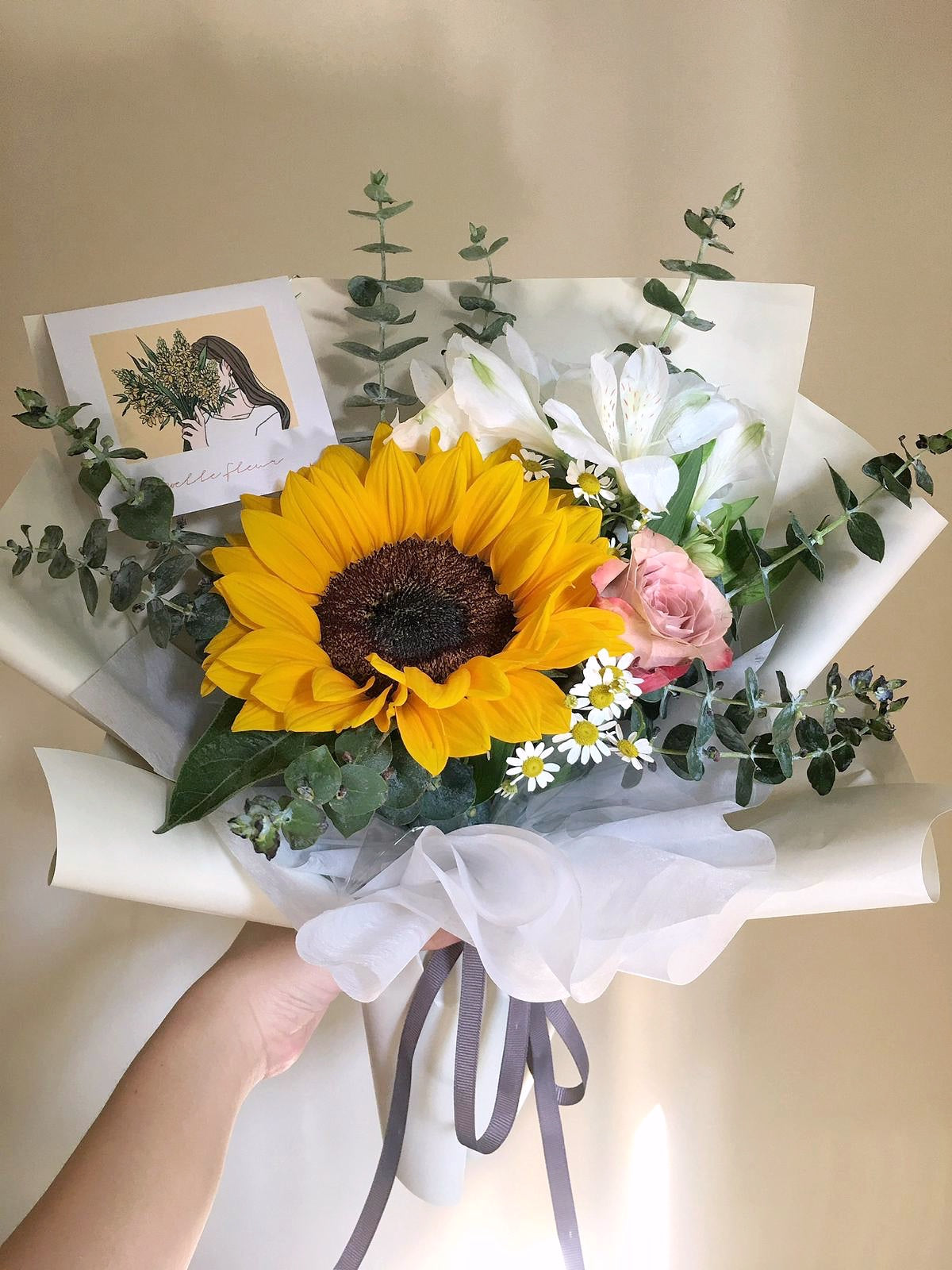 "Sunlit Bloom" Sunflower Bouquet
