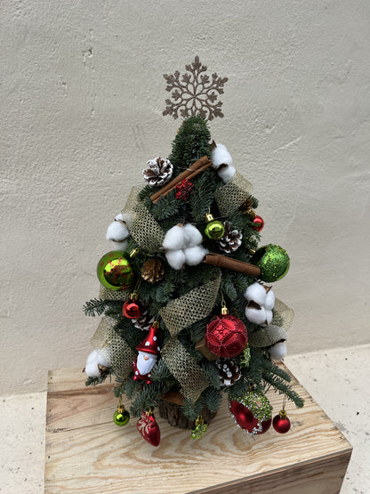 "Starlight - Gleam" Mini Christmas Tree (Fresh Fir)
