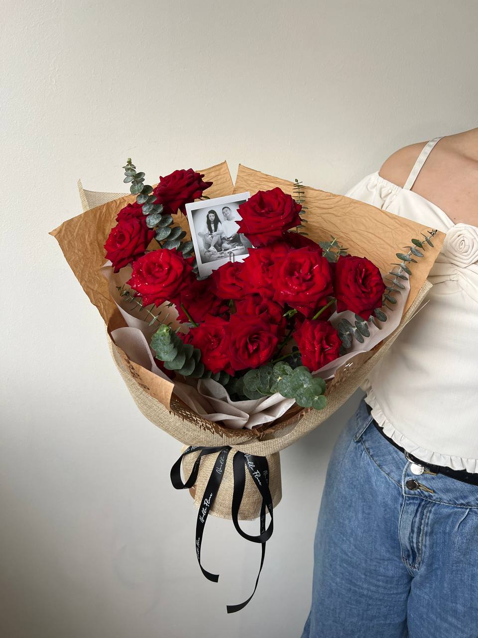 "Rose Reverie" Fresh Rose Spray Bouquet