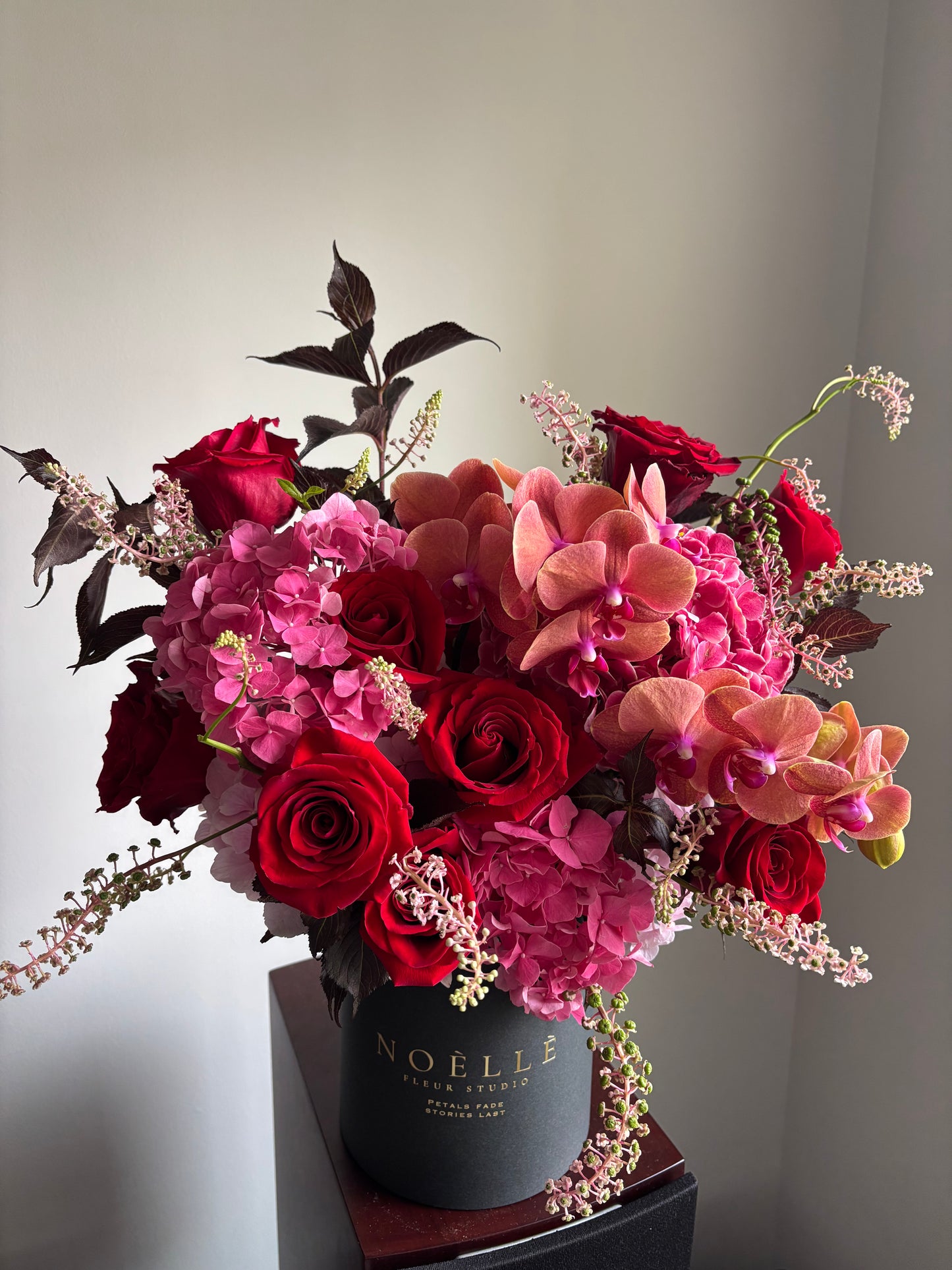 "Crimson Allure" Fresh Flower Bloom Box