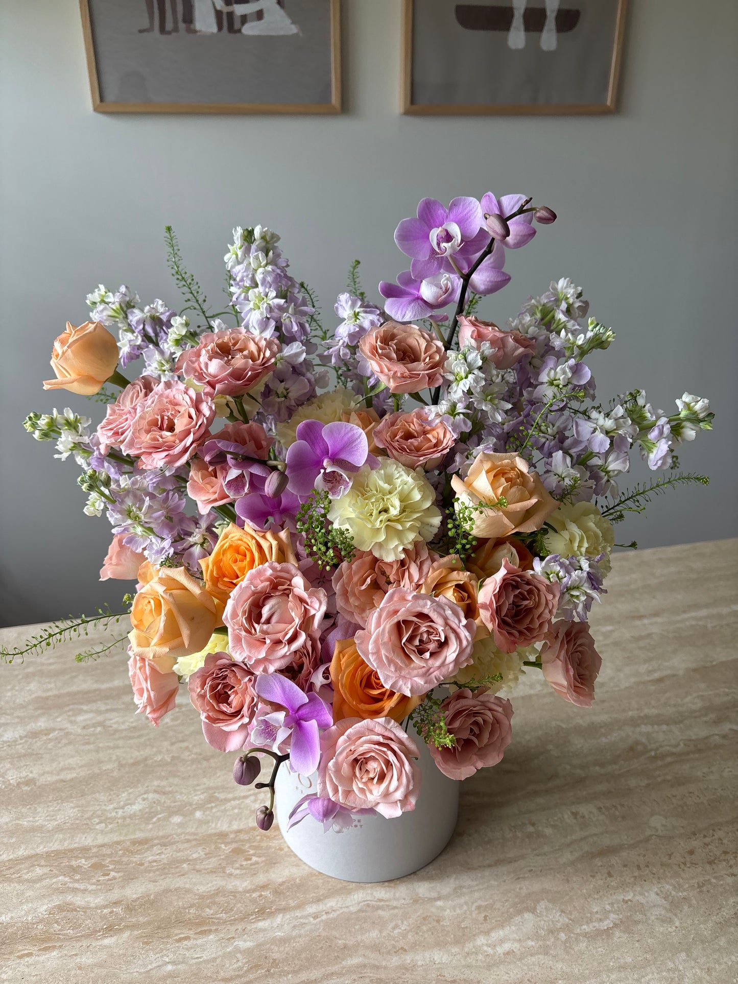 "Pastel Harmony" Fresh Flower Bloom Box