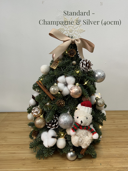 "Starlight - Teddy" Mini Christmas Tree (Fresh Fir)