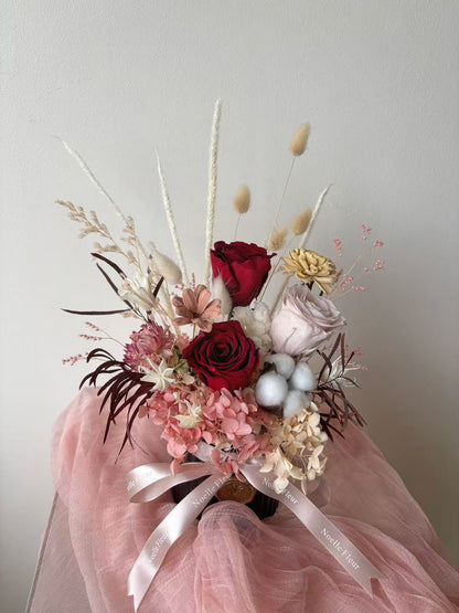 "Yours Forever" Preserved Flower Jar