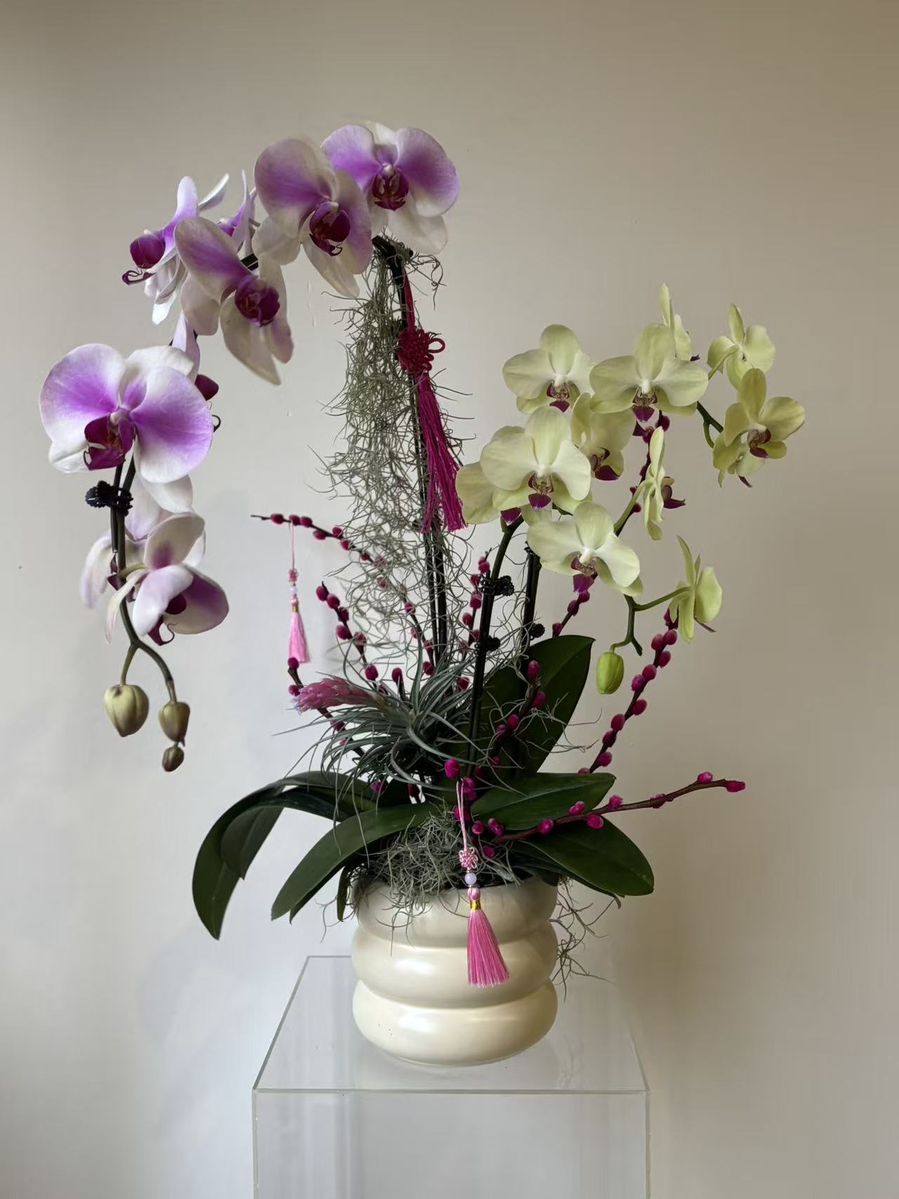CNY "Radiant Abundance" Orchid Vase