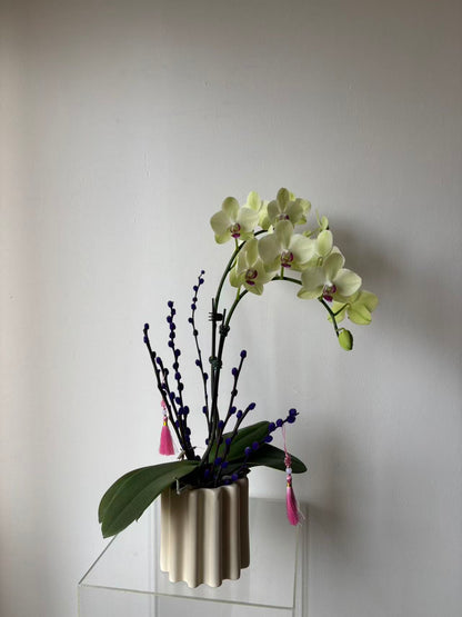 CNY "Radiant Prosperity" Orchid Vase