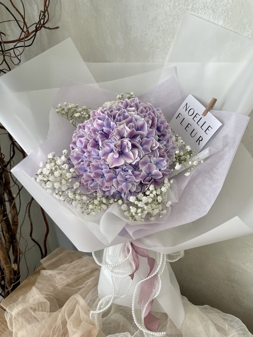 "Secret Garden" Hydrangea Bouquet