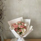 "Creamy Cappuccino" Fresh Rose Bouquet| Noelle Fleur