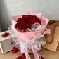 "Scarlet Romance" Red Rose Bouquet